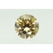 Round Shape Diamond Fancy Brown Color 2.23 Carat SI1