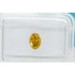 Oval Diamond Fancy Brown Yellow Color 0.50 Carat SI2 IGI Certificate