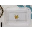 Heart Diamond Fancy Brown Color 0.52 Carat SI2 IGI Certificate