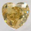 Heart Diamond Fancy Brown Color 0.52 Carat SI2 IGI Certificate