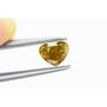 Heart Diamond Fancy Champagne 0.52 Carat SI1