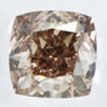 Fancy Brown Cushion Diamond Natural 0.53 Carat SI1 IGI Certificate