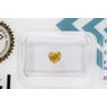 Heart Shape Diamond Fancy Orangy Brown 0.55 Carat SI1 IGI Certificate