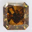 Radiant Cut Diamond 2 Carat Natural Fancy Brown SI2 IGI Certificate