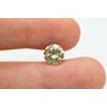 Round Shape Diamond Fancy Champagne 2.49 Carat SI1