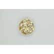 Round Shape Diamond Fancy Champagne 2.49 Carat SI1