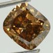 Cushion Diamond Fancy Brown Color 3.06 Carat SI1