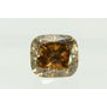 Cushion Diamond Fancy Brown Color 3.06 Carat SI1