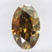 Oval Diamond Natural Brown Color 1.99 Carat SI1 IGI Certified