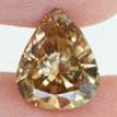 Pear Shape Diamond Fancy Brown Color 1.86 Carat SI1