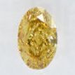 Oval Cut Diamond Fancy Yellow Brown 0.63 Carat VS2 IGI Certificate