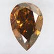 Pear Shape Diamond Brown Color 1.50 Carat SI1 IGI Certificate