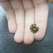 Loose Champagne Color Diamond 5.96 Carat Natural Enhanced SI3 Round Brilliant Shape