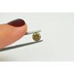 Loose Round Cut Diamond Champagne 0.60 Carat SI3