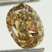 Oval Cut Diamond Fancy Brown Color VS2 1.51 Carat