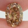 Oval Cut Diamond Fancy Brown Color VS2 1.51 Carat