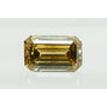 Emerald Cut Diamond Fancy Brown 4.33 Carat SI1 