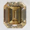 Emerald Diamond Fancy Brown Color 1.37 Carat SI1 IGI Certificate