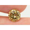 Round Diamond Fancy Champagne 1.37 Carat SI1