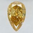 Pear Shape Diamond Fancy Brown 0.52 Carat SI2 IGI Certificate