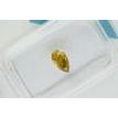 Pear Shape Diamond Natural Fancy Brown Loose Real 0.52 Carat SI1 IGI Certificate