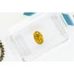 Oval Diamond Fancy Yellow Brown 0.61 Carat VS2 IGI Certificate