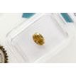 Oval Cut Diamond Natural Fancy Brown Color 0.73 Carat SI1 IGI Certificate