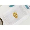 Brown Pear Shape Diamond 0.88 Carat I1 IGI Certificate