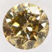 Brown Round Diamond 0.61 Carat I1 IGI Certificate