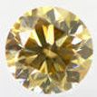 Round Cut Diamond Natural Fancy Brown Color 0.61 Carat VS2 IGI Certified