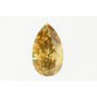 Pear Shape Diamond Fancy Brownish Orange 0.82 Carat VS2