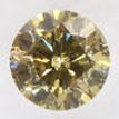 Brown Diamond Round 0.62 Carat I1 IGI Certificate