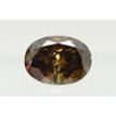 Oval Cut Diamond Fancy Brown 2.13 Carat SI1