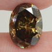 Oval Cut Diamond Fancy Brown 2.13 Carat SI1