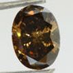 Oval Cut Diamond Fancy Brown 2.13 Carat SI1