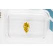 Pear Shape Diamond Fancy Yellow Brown 0.50 Carat SI2 IGI Certifed