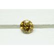 Round Cut Diamond Fancy Champagne Color 1.87 Carat 