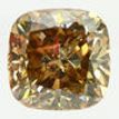 3.51 Carat Cushion Diamond Fancy Brown Color VS2