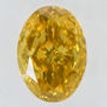 Oval Diamond Fancy Brown Yellow Color 0.50 Carat SI2 IGI Certificate