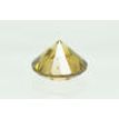 Round Cut Diamond Fancy Orangy Brown 1.58 Carat VVS2