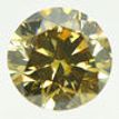 Round Shape Diamond Fancy Champagne VS2 Certified 2.03 Carat