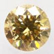 0.53 Carat Round Diamond Natural Brown I1 IGI Certified
