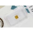 Cushion Diamond Natural Fancy Yellow Brown 0.50 Carat VS1 IGI Certificate