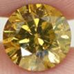 Round Diamond Fancy Orangy Brown Color SI1 1.70 Carat