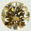 Round Cut Diamond Fancy Brown Certified 2.05 Carat VS2