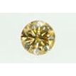 Round Diamond Fancy Orangy Brown Color Natural Certified Loose 1.49 Carat SI1
