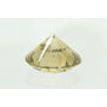 Round Cut Diamond Fancy Champagne Color SI1 Certified 2.14 Carat