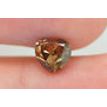 Loose Heart Diamond Fancy Brown 1.39 Carat VS2