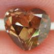 Loose Heart Diamond Fancy Brown 1.39 Carat VS2