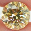Round Diamond Fancy Champagne VS2 1.72 Carat
